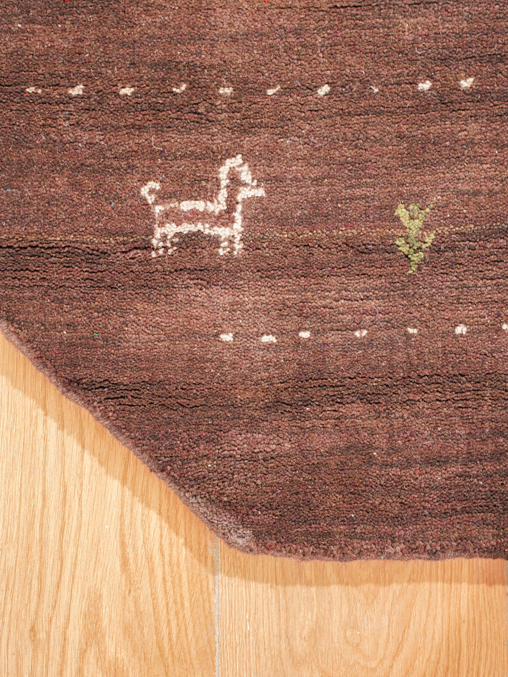 Handmade Wool Rug – Minimalist Patterned Style