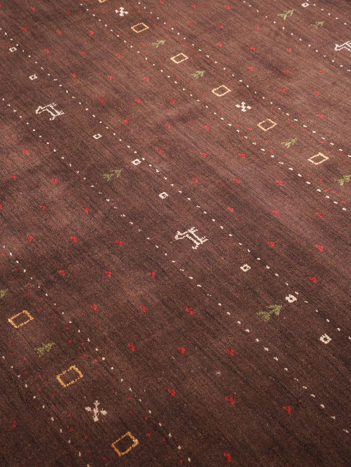 Handmade Wool Rug – Minimalist Patterned Style