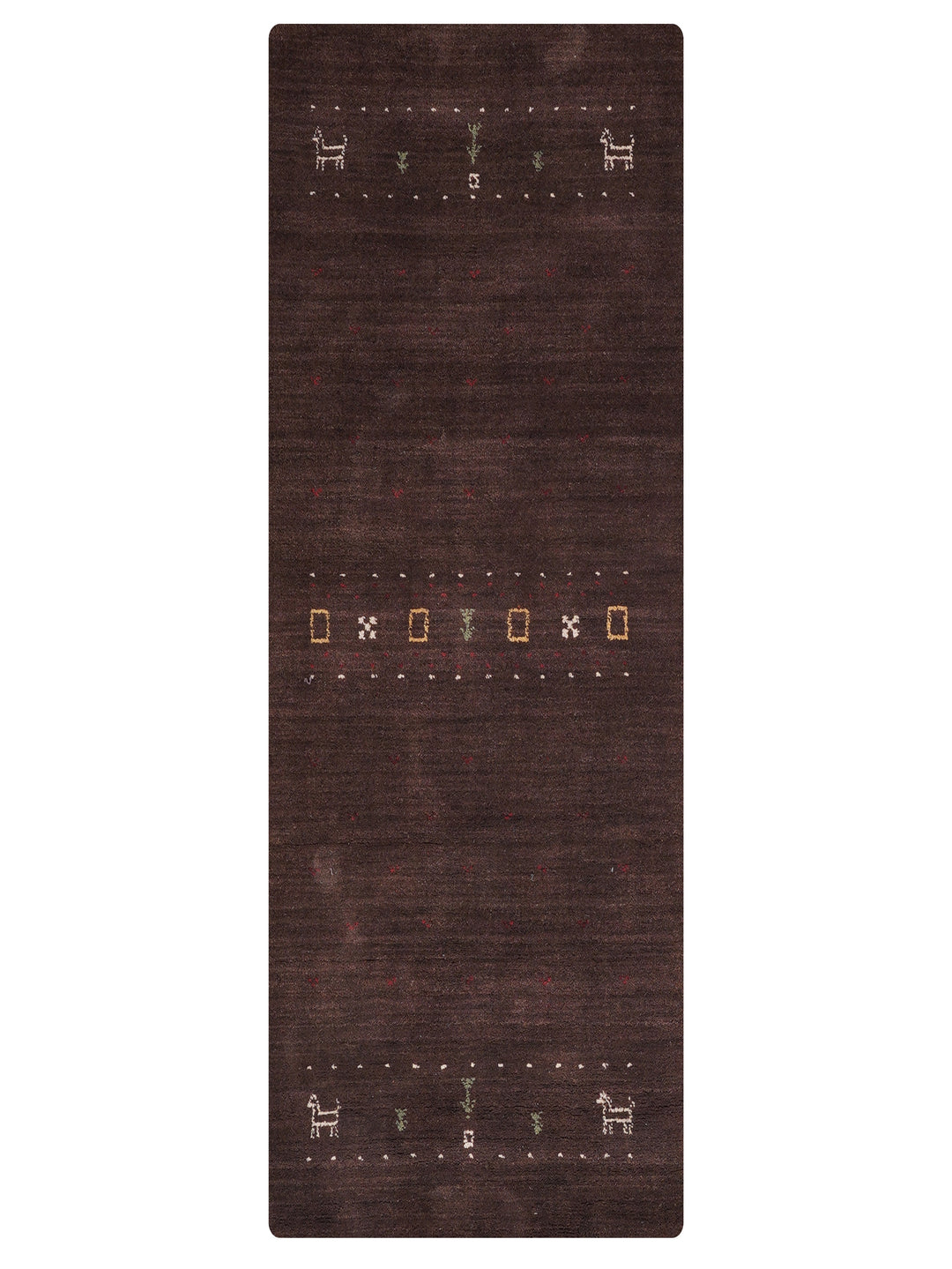 Handmade Wool Rug – Minimalist Patterned Style
