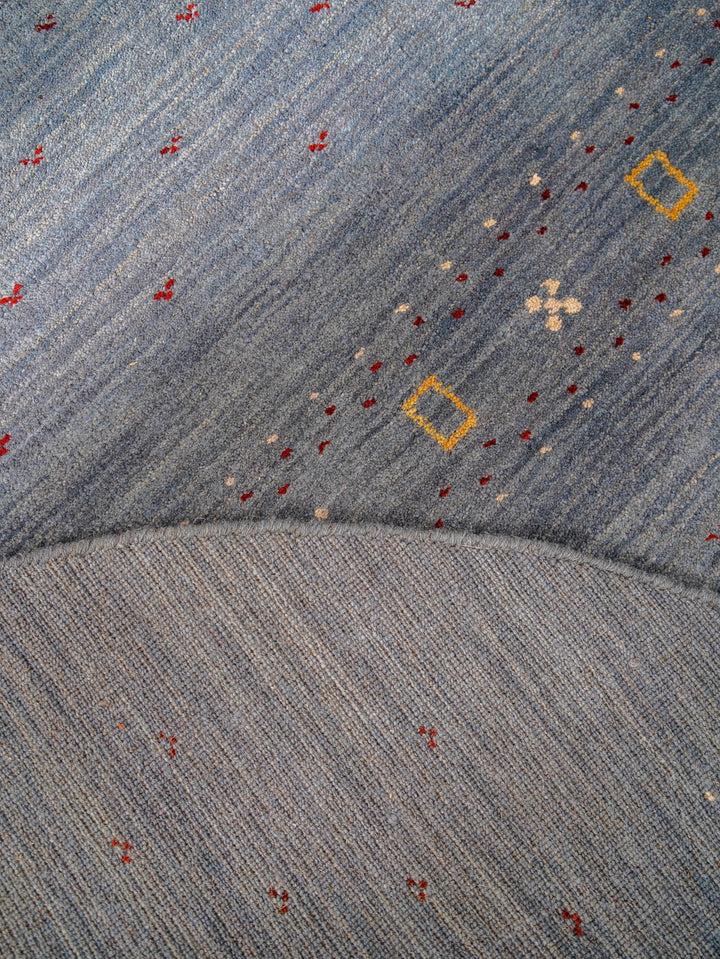 Handmade Wool Rug – Minimalist Patterned Style