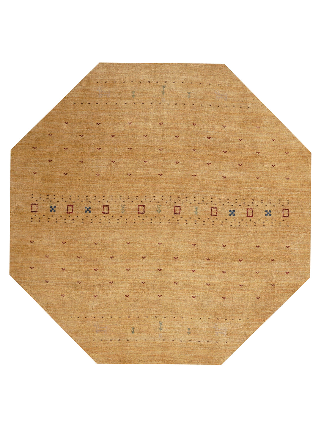 Handmade Wool Rug – Minimalist Patterned Style