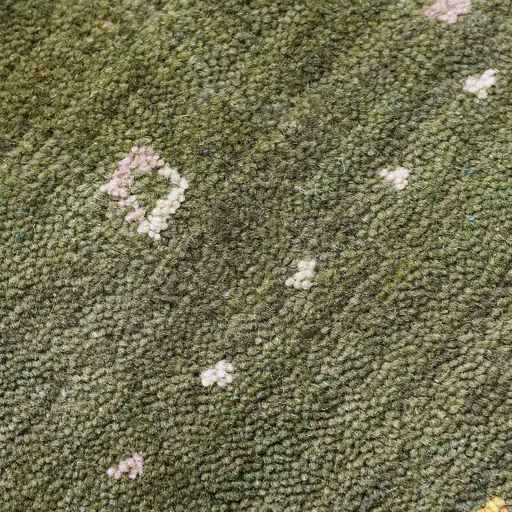 Handmade Wool Rug – Minimalist Patterned Style