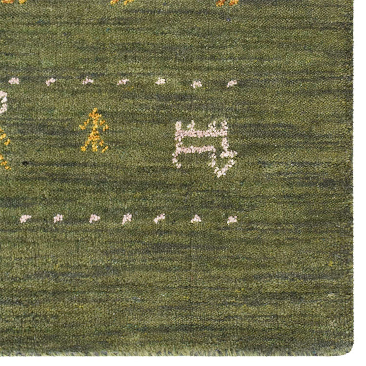 Handmade Wool Rug – Minimalist Patterned Style