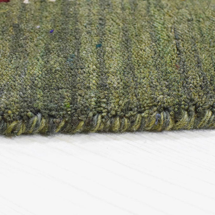 Handmade Wool Rug – Minimalist Patterned Style