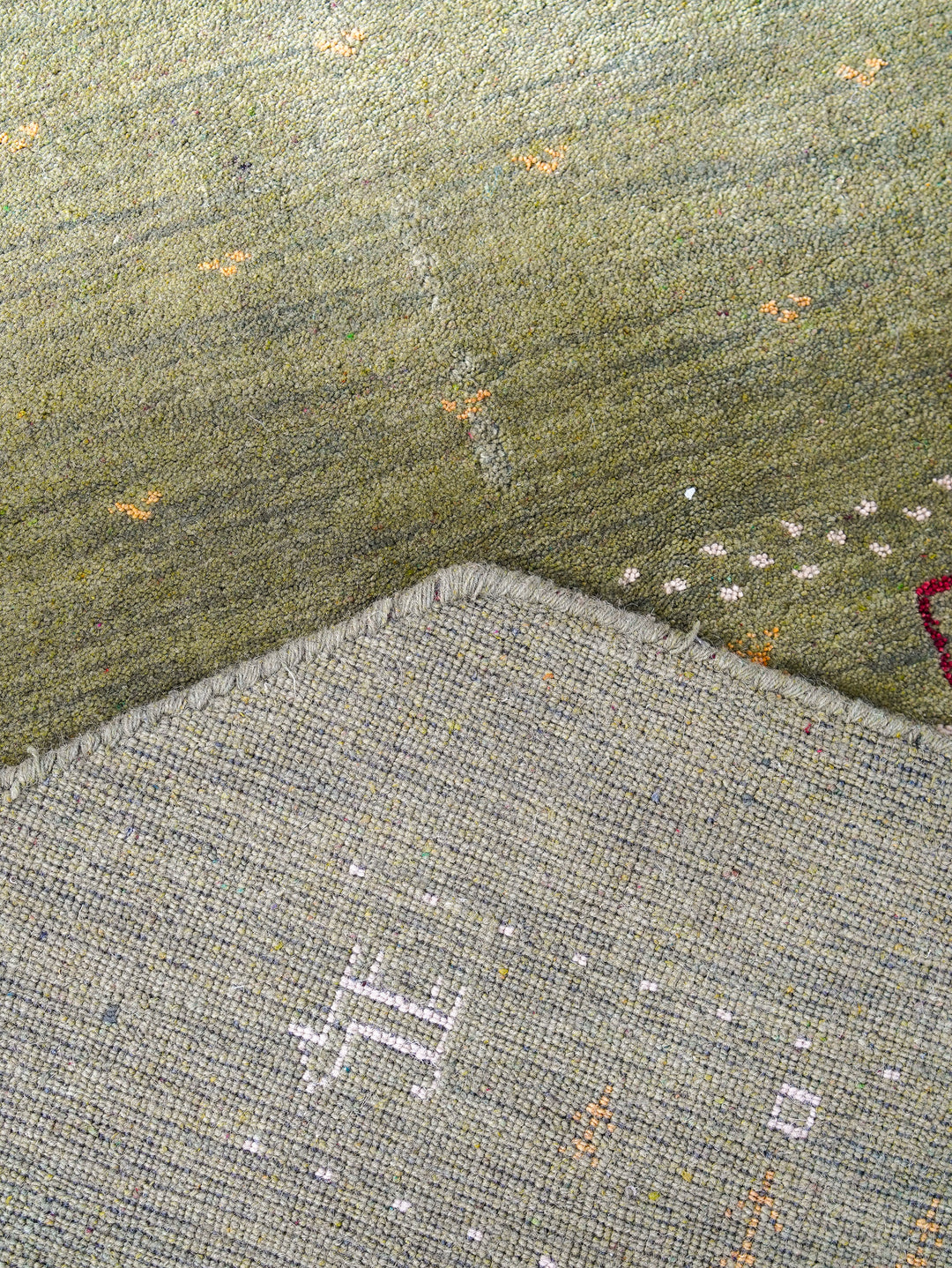 Handmade Wool Rug – Minimalist Patterned Style