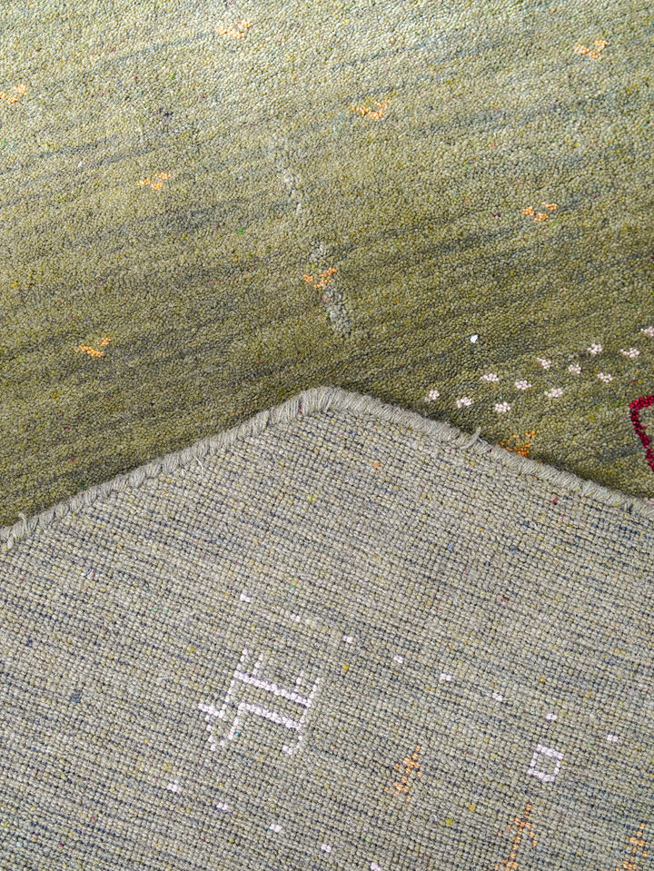Handmade Wool Rug – Minimalist Patterned Style