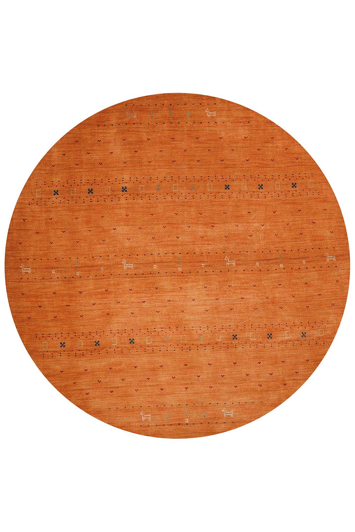 Handmade Wool Rug – Minimalist Patterned Style