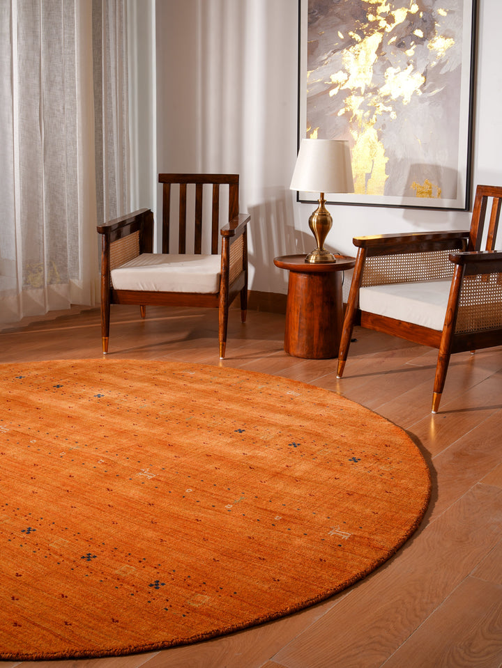 Handmade Wool Rug – Minimalist Patterned Style
