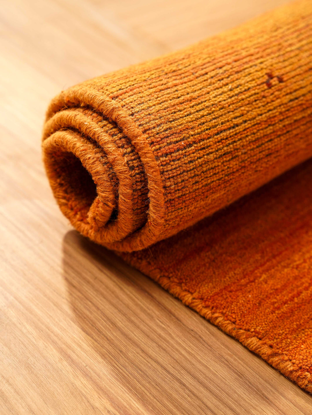 Handmade Wool Rug – Minimalist Patterned Style
