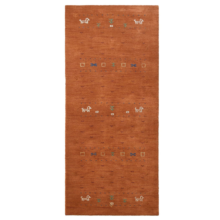 Handmade Wool Rug – Minimalist Patterned Style