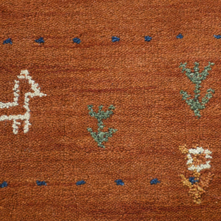 Handmade Wool Rug – Minimalist Patterned Style