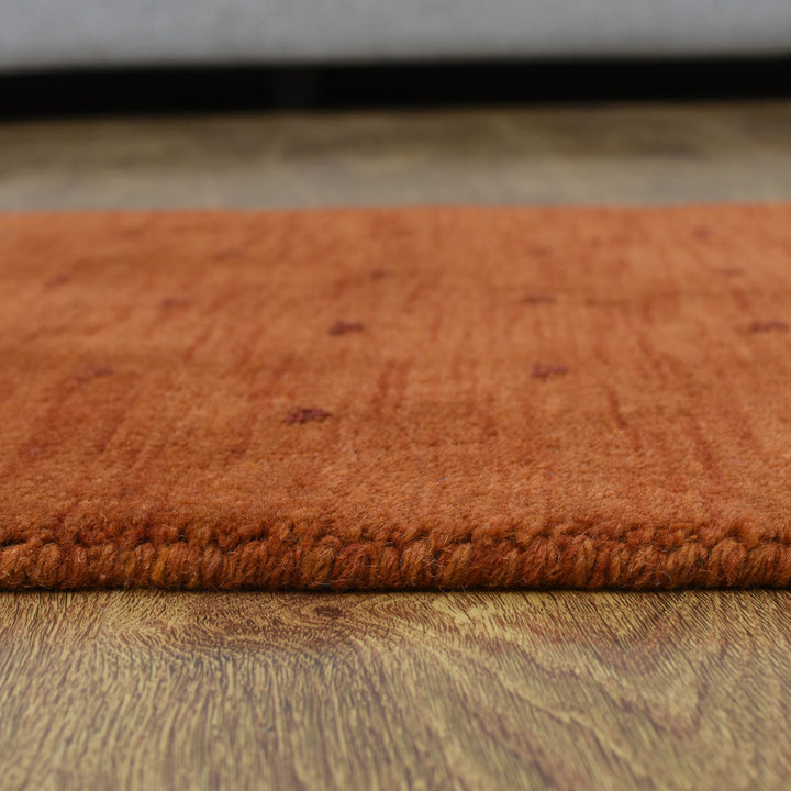 Handmade Wool Rug – Minimalist Patterned Style