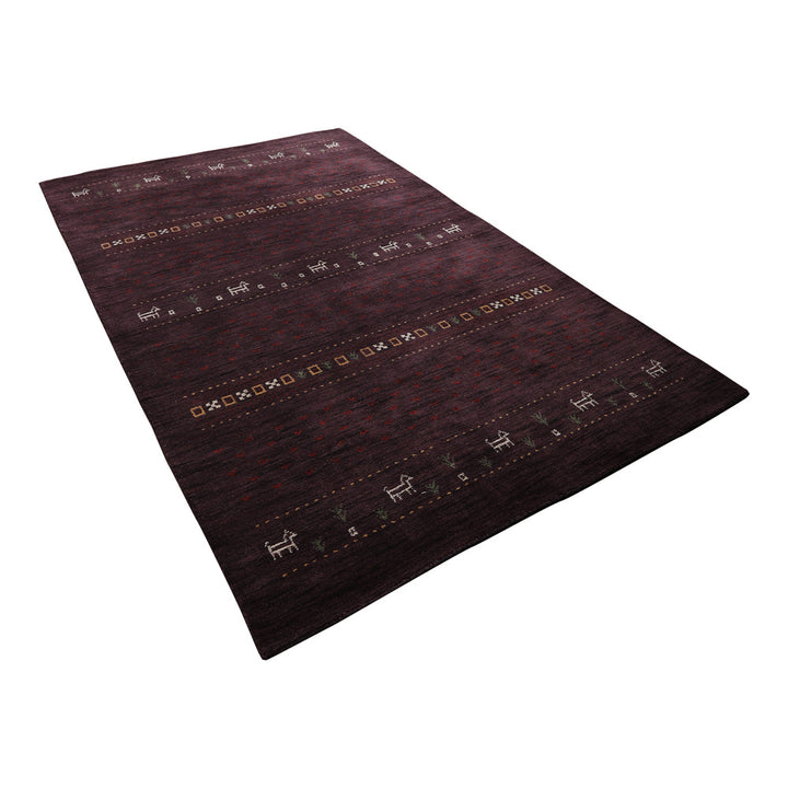 Handmade Wool Rug – Minimalist Patterned Style