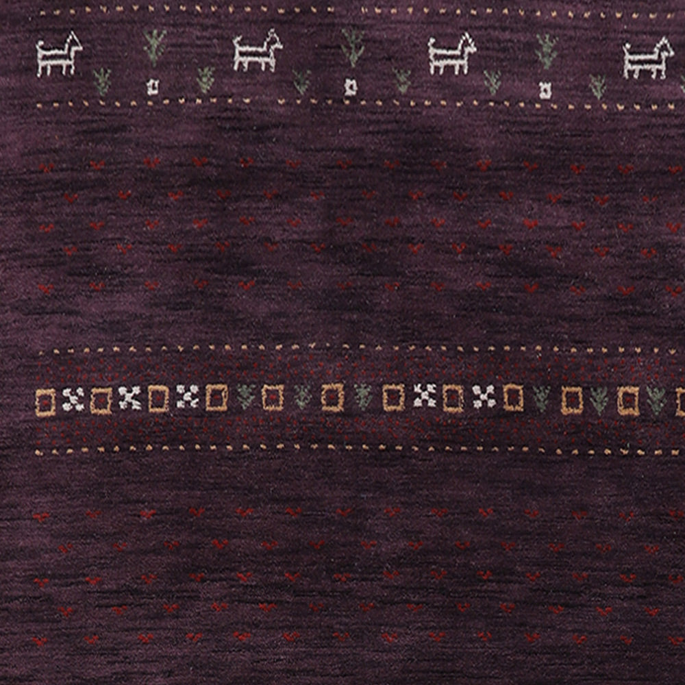Handmade Wool Rug – Minimalist Patterned Style