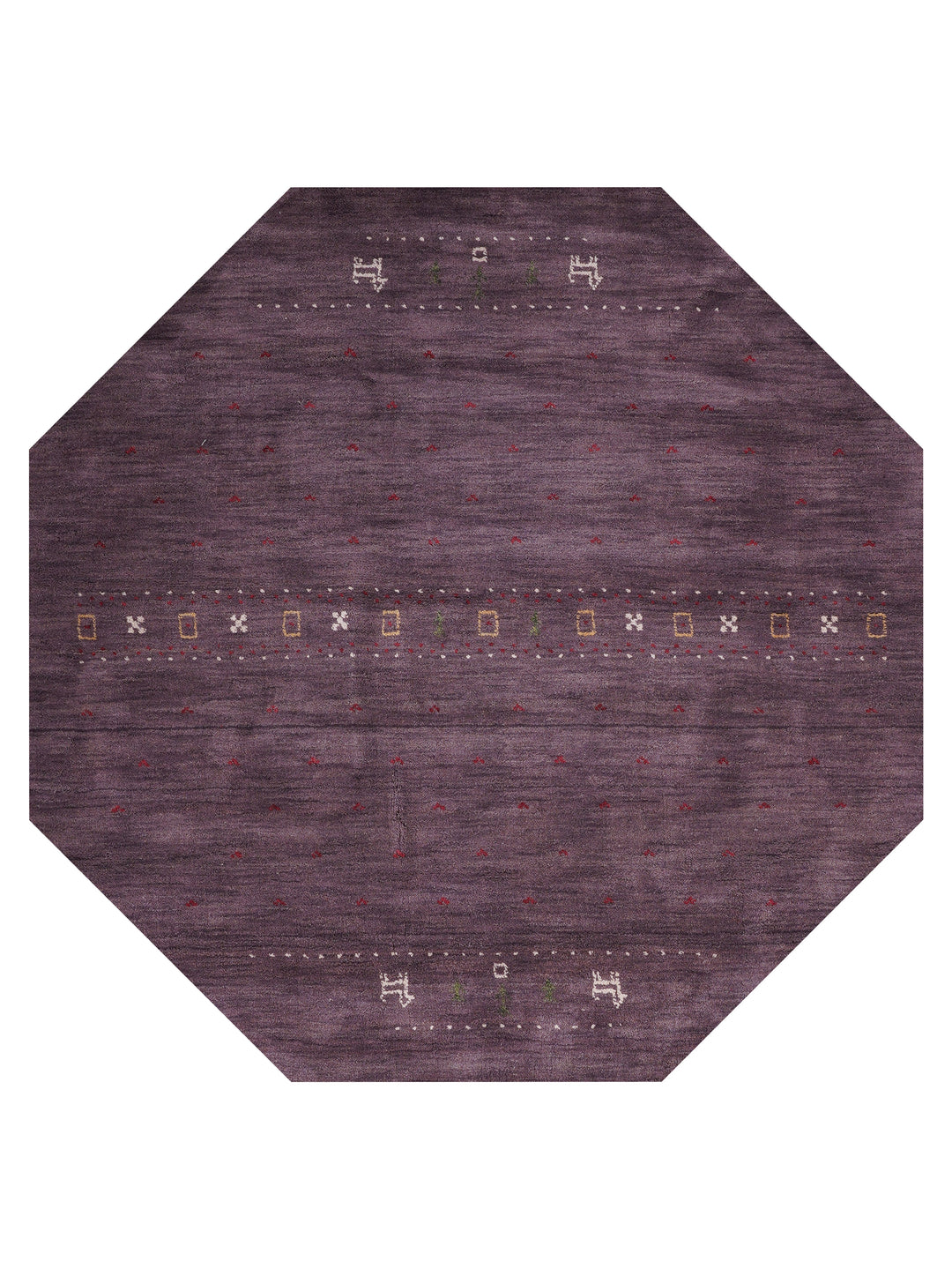 Handmade Wool Rug – Minimalist Patterned Style
