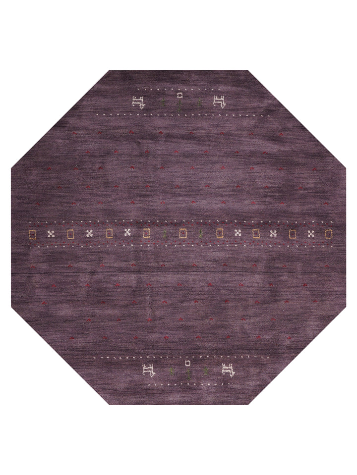 Handmade Wool Rug – Minimalist Patterned Style