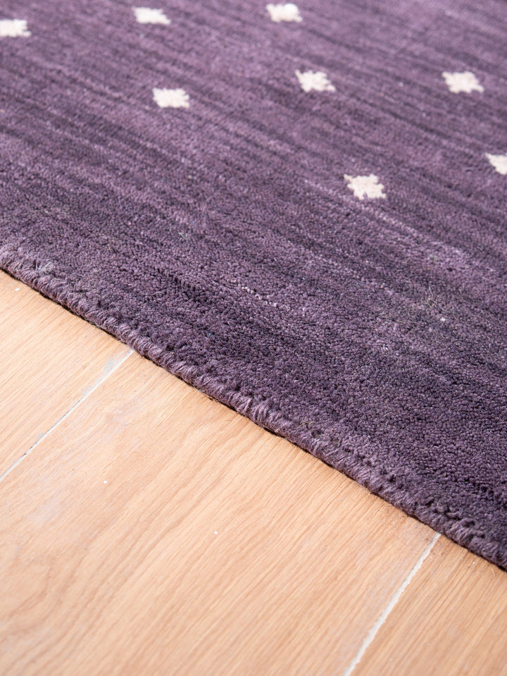 Handmade Wool Rug – Minimalist Patterned Style
