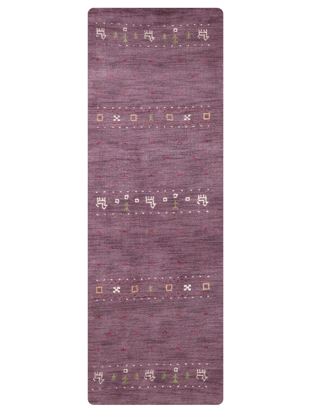 Handmade Wool Rug – Minimalist Patterned Style