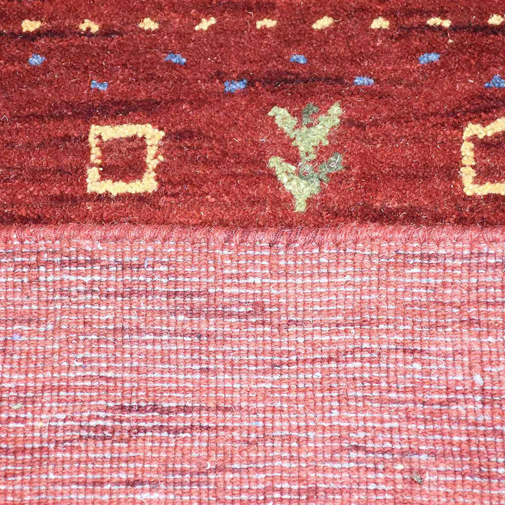 Handmade Wool Rug – Minimalist Patterned Style