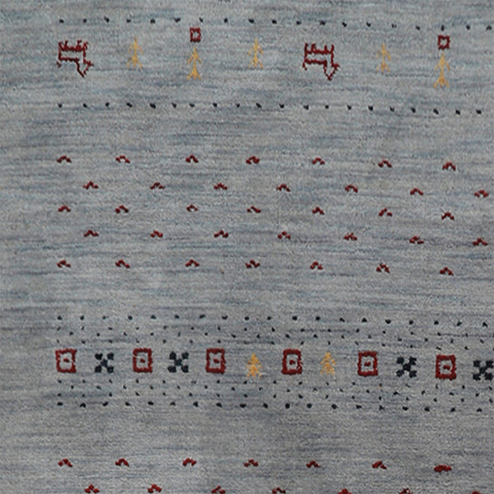 Handmade Wool Rug – Minimalist Patterned Style