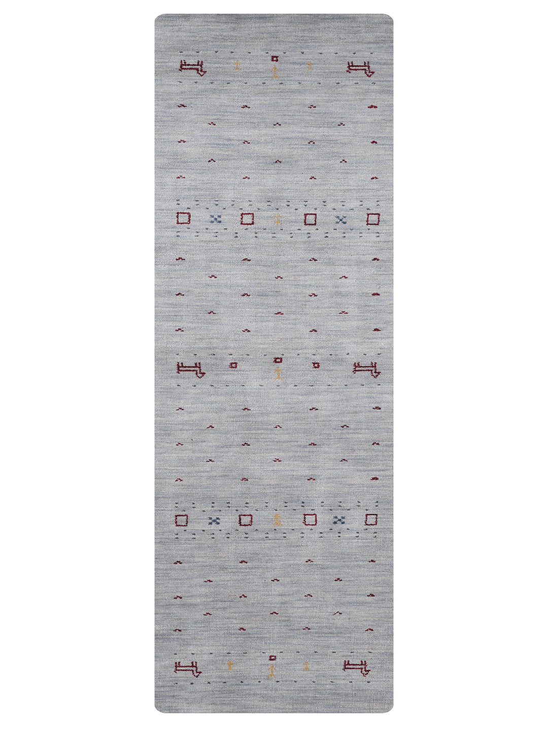 Handmade Wool Rug – Minimalist Patterned Style