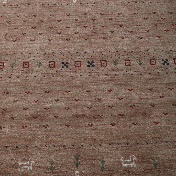 Handmade Wool Rug – Minimalist Patterned Style