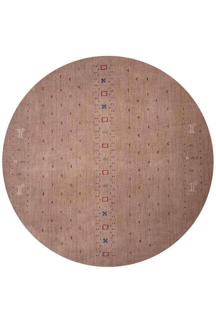 Handmade Wool Rug – Minimalist Patterned Style