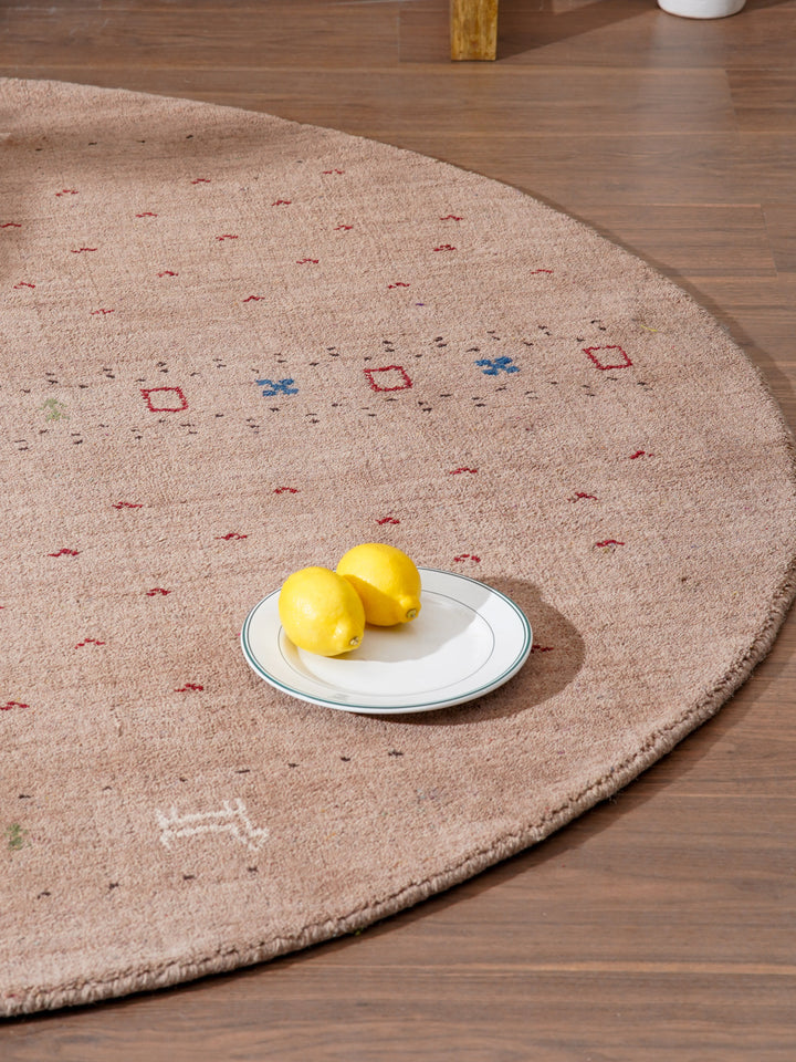 Handmade Wool Rug – Minimalist Patterned Style