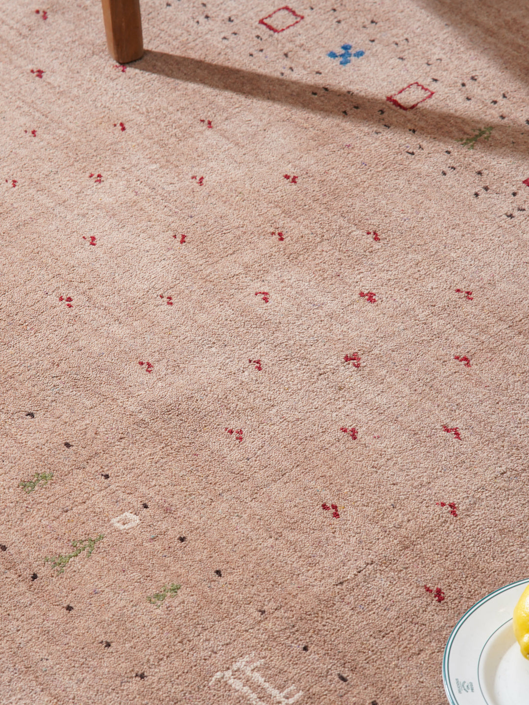 Handmade Wool Rug – Minimalist Patterned Style