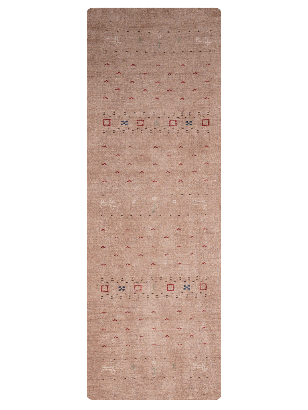 Handmade Wool Rug – Minimalist Patterned Style