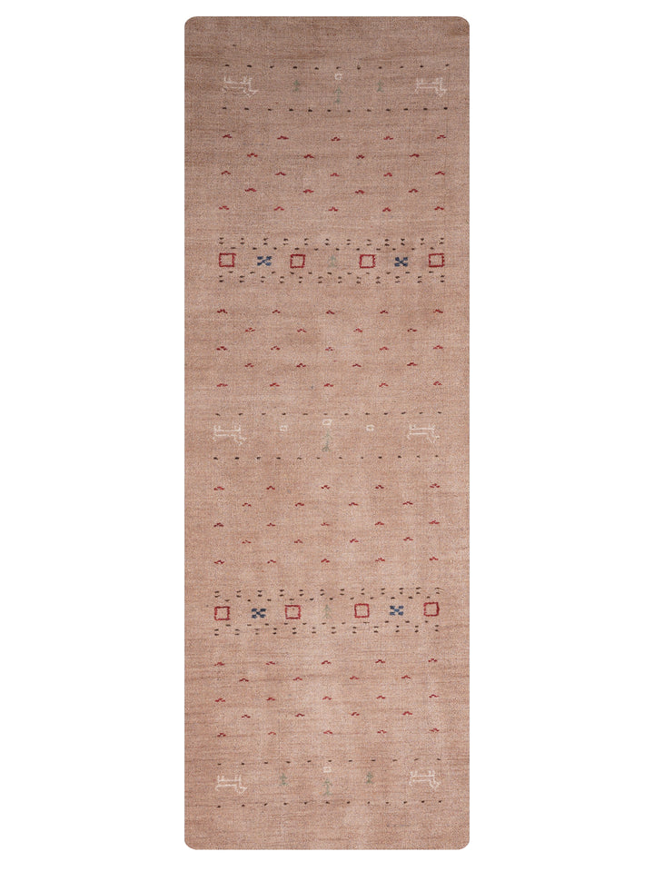Handmade Wool Rug – Minimalist Patterned Style
