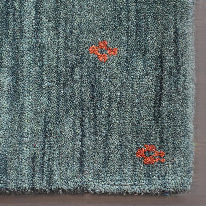 Hand Knotted Wool Area Rug Contemporary Multicolor L00A98