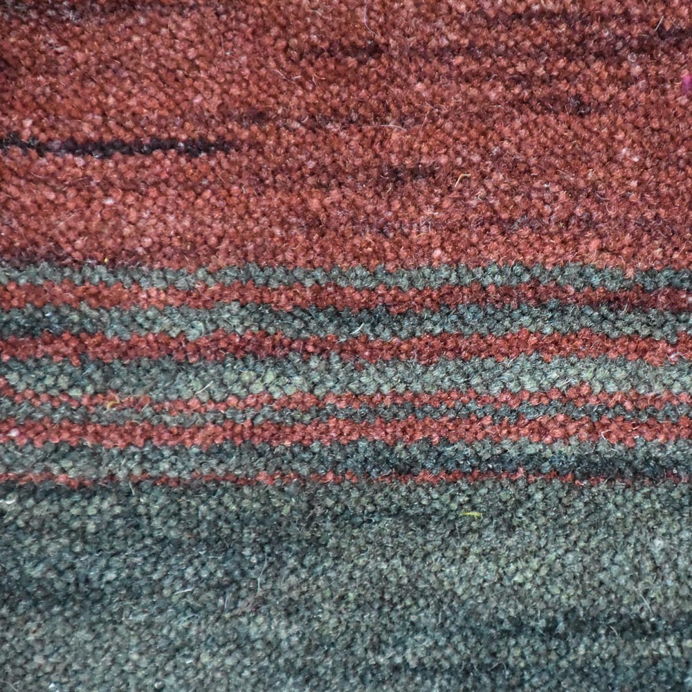 Hand Knotted Wool Area Rug Contemporary Multicolor L00A98
