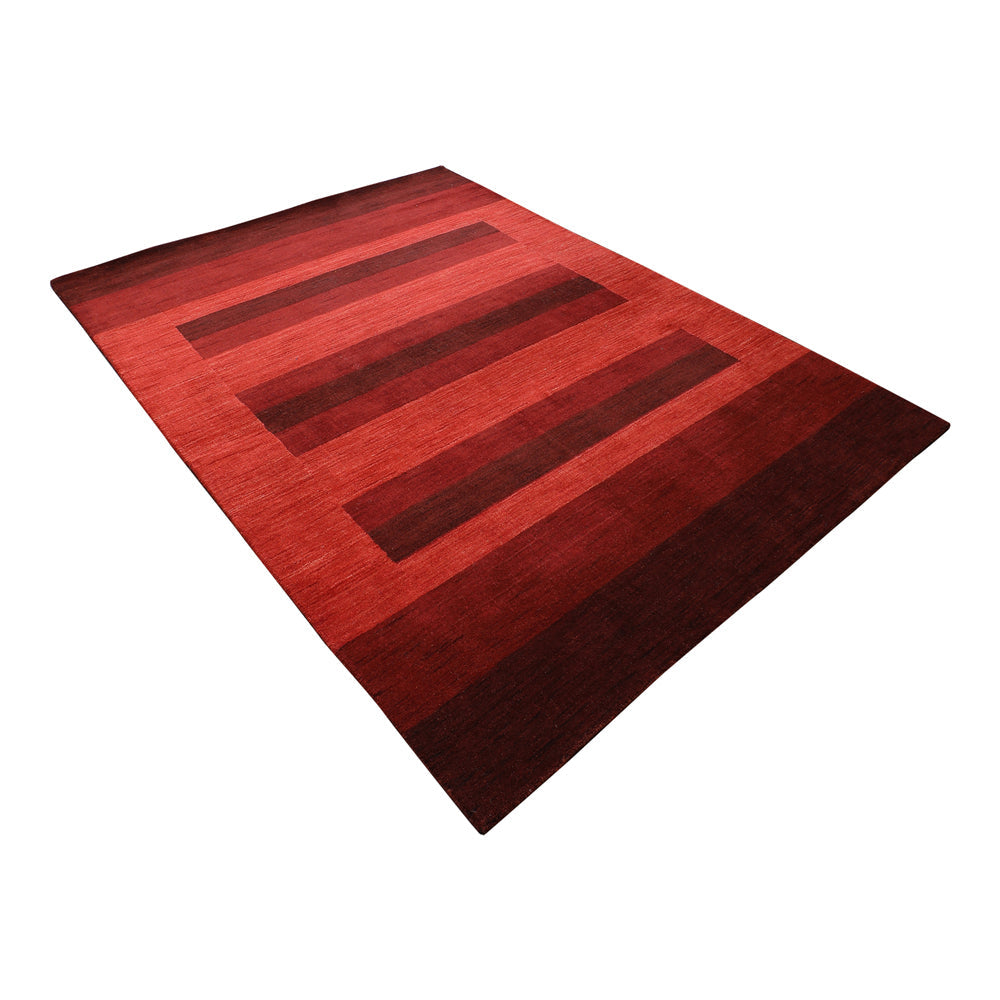 Contemporary Hand-Knotted Wool Rug