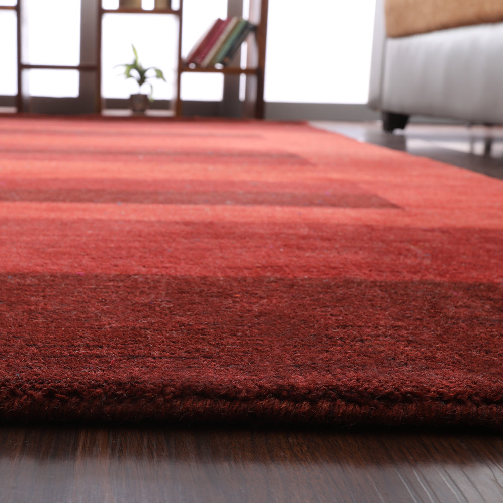 Contemporary Hand-Knotted Wool Rug
