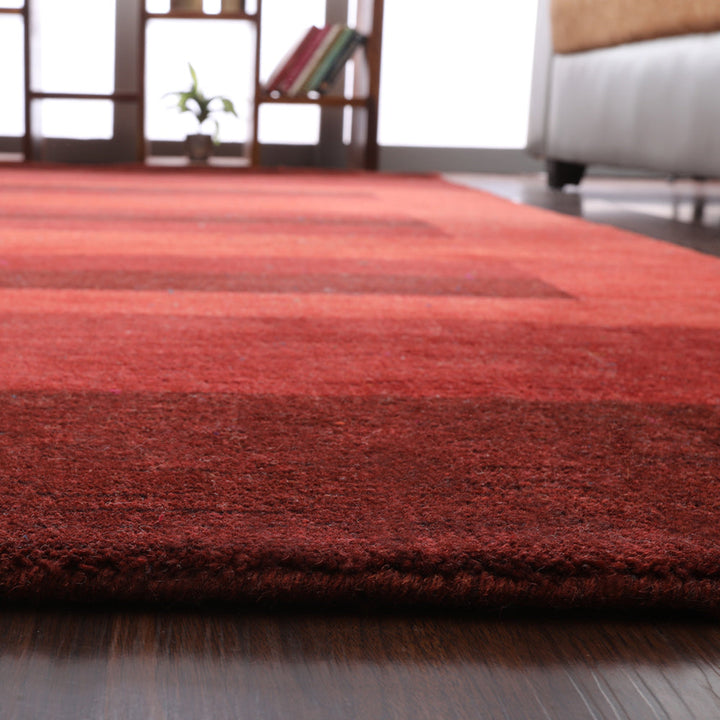 Contemporary Hand-Knotted Wool Rug