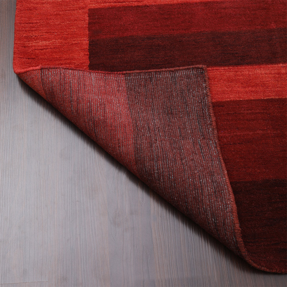 Contemporary Hand-Knotted Wool Rug