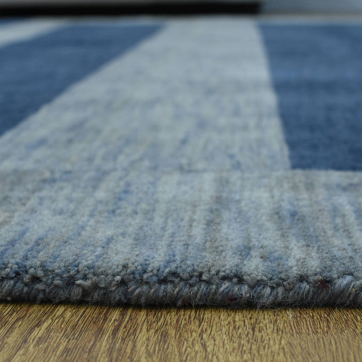 Contemporary Hand-Knotted Wool Rug