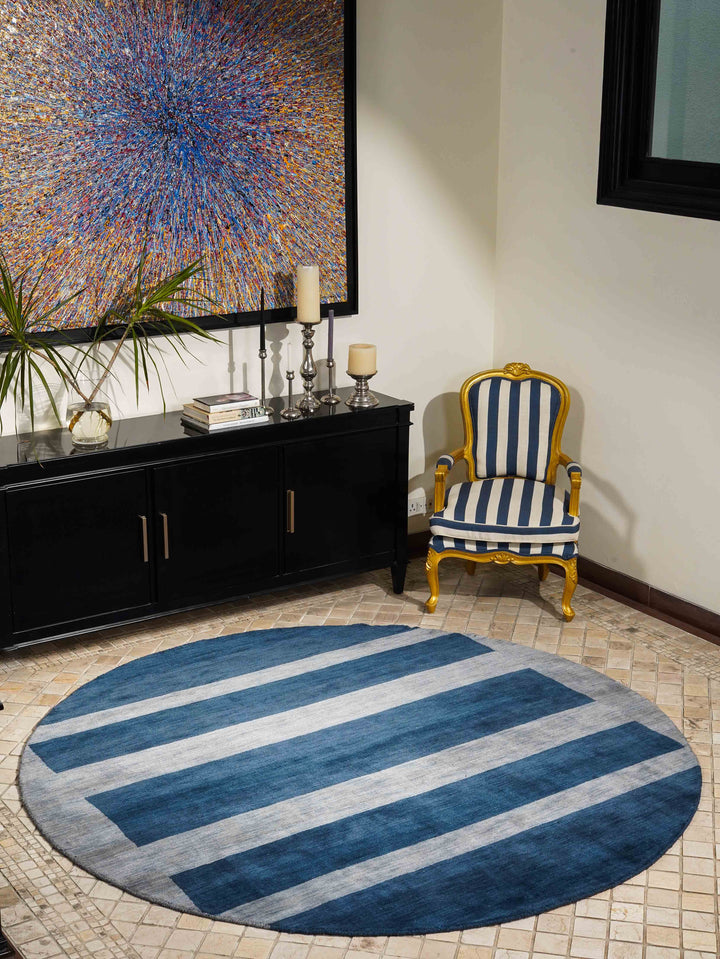Contemporary Hand-Knotted Wool Rug