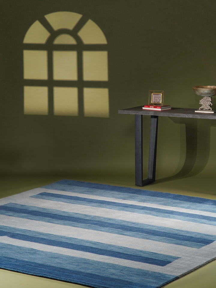 Contemporary Hand-Knotted Wool Rug