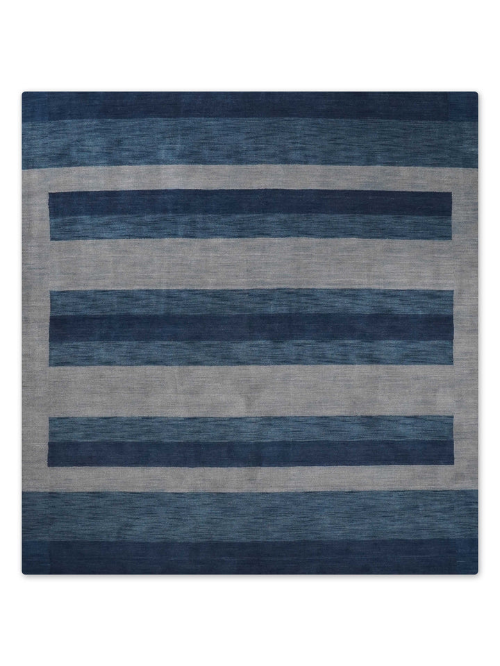 Contemporary Hand-Knotted Wool Rug