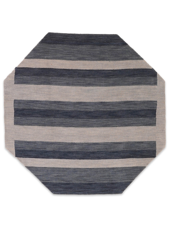 Contemporary Hand-Knotted Wool Rug