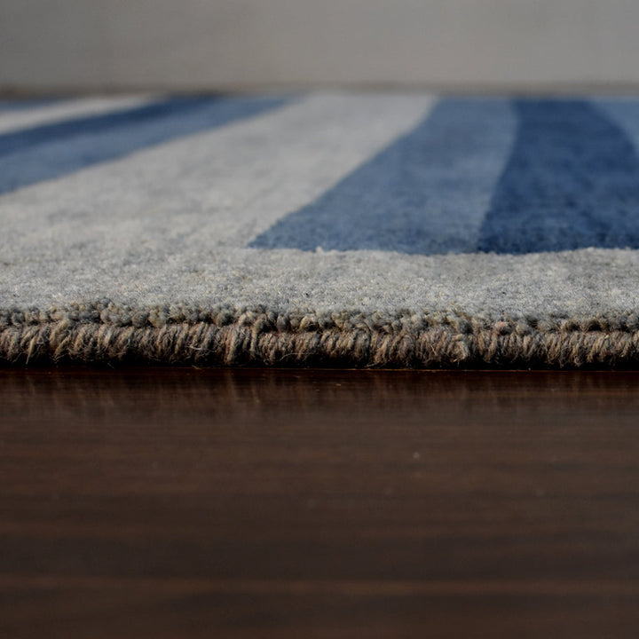 Contemporary Hand-Knotted Wool Rug