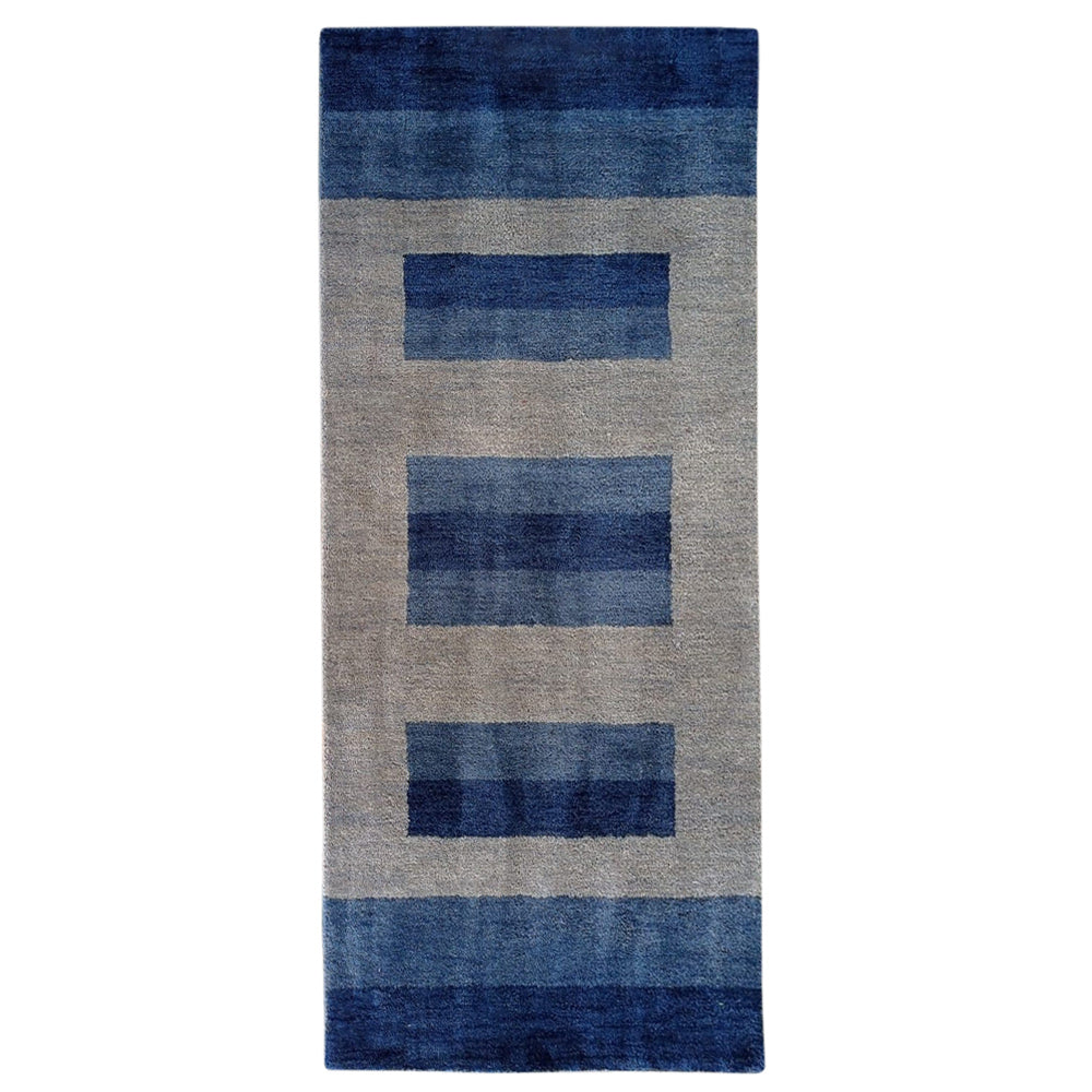 Contemporary Hand-Knotted Wool Rug