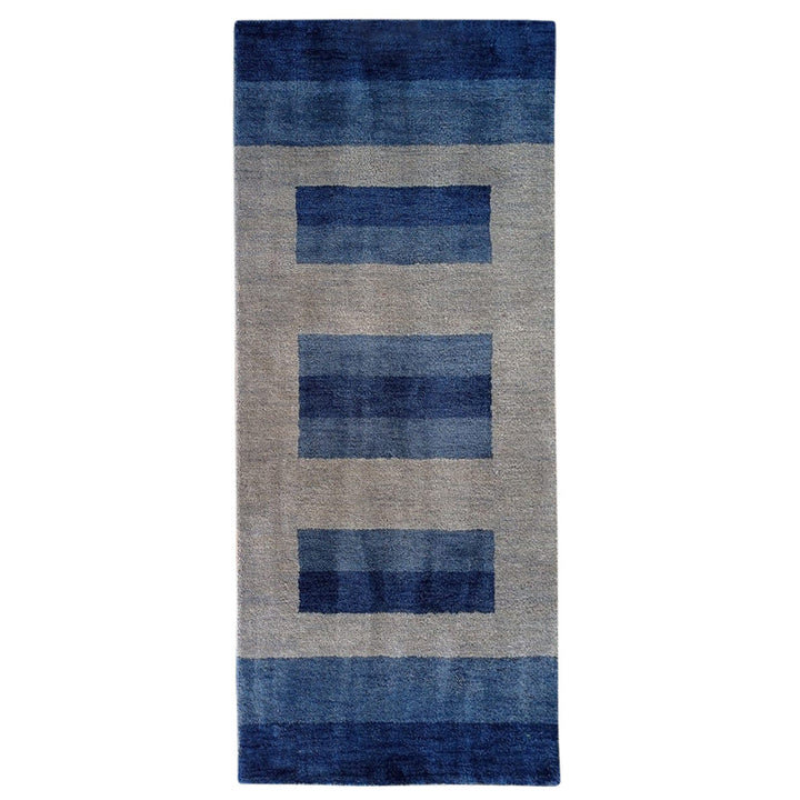 Contemporary Hand-Knotted Wool Rug