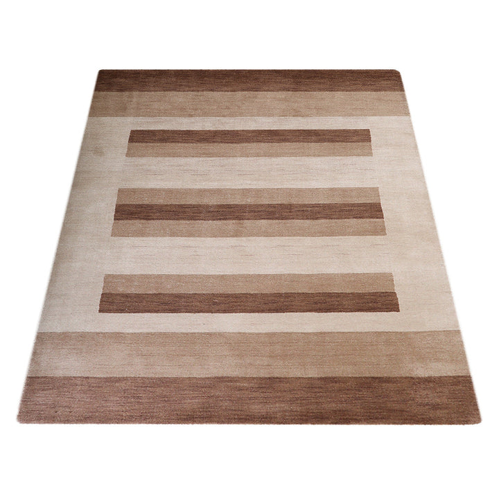 Contemporary Hand-Knotted Wool Rug