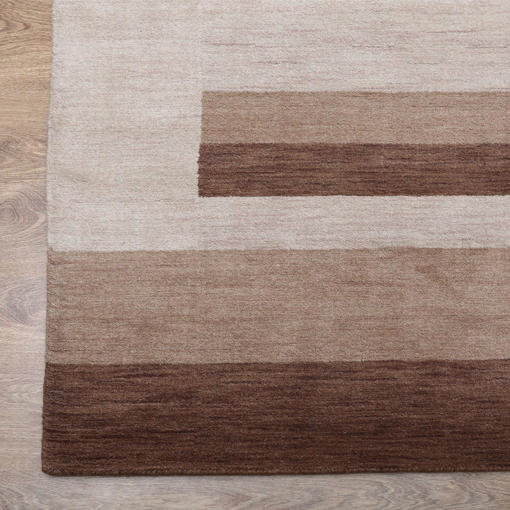 Contemporary Hand-Knotted Wool Rug