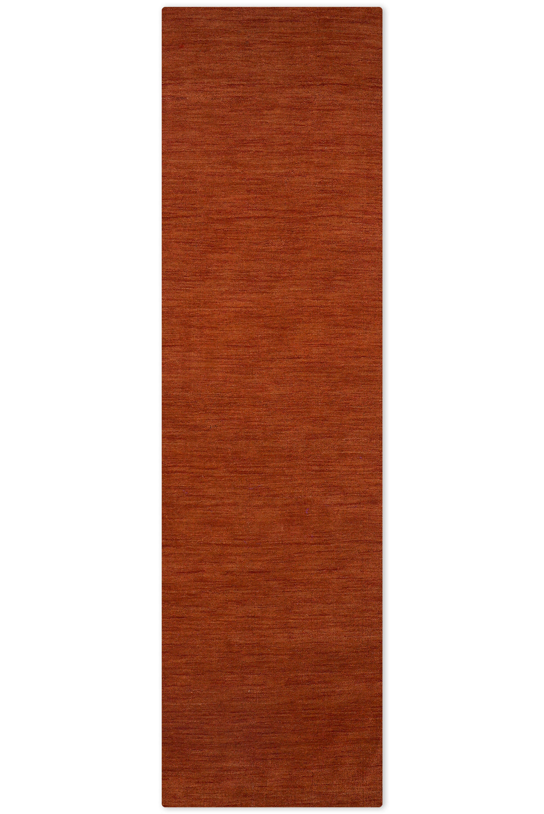 Hand Knotted Wool Area Rug Solid Pink LNC111