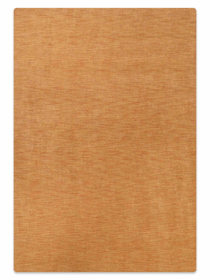 Hand Knotted Wool Area Rug Solid Pink LNC111