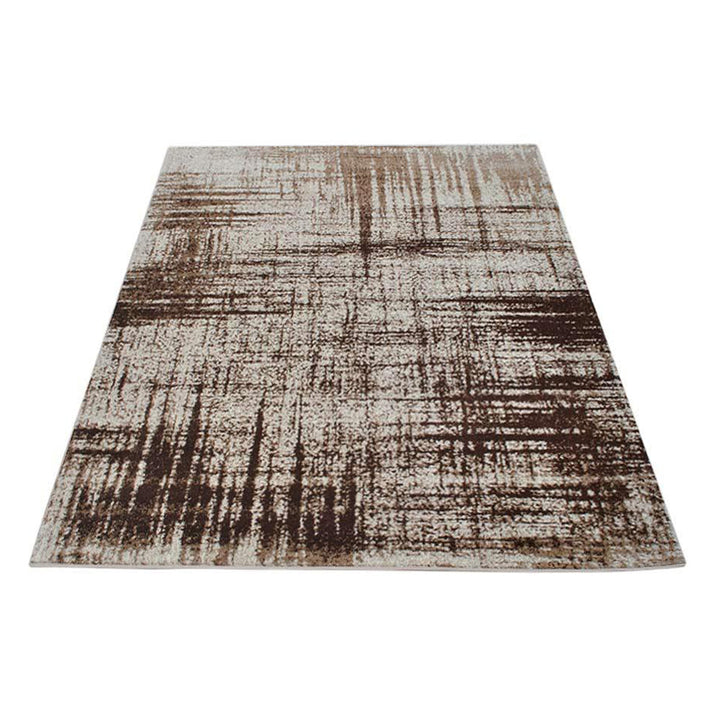Machine Woven Heatset Polypropylene Area Rug Contemporary Beige M00003